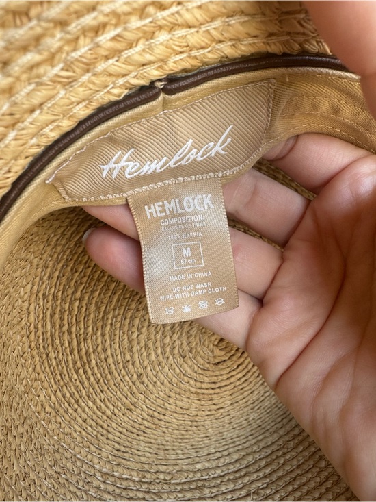 Lenny Straw Bucket Hat - Natural M